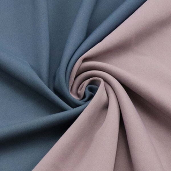 blue and brown poly spandex fabric