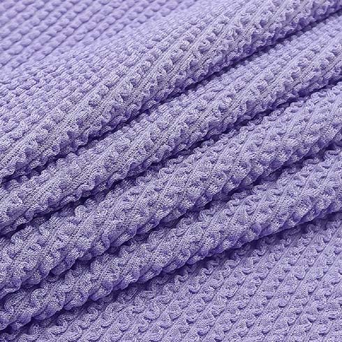 purple poly spandex crinkle fabric