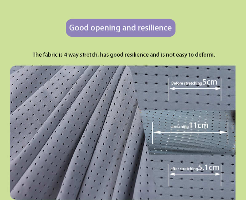Two Way Stretch Athletic Mesh Fabric 01