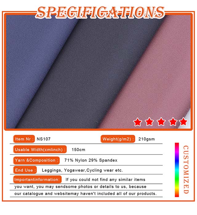 brushed knit fabric specifications