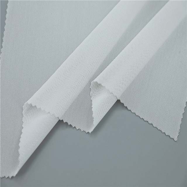 white mesh fabric