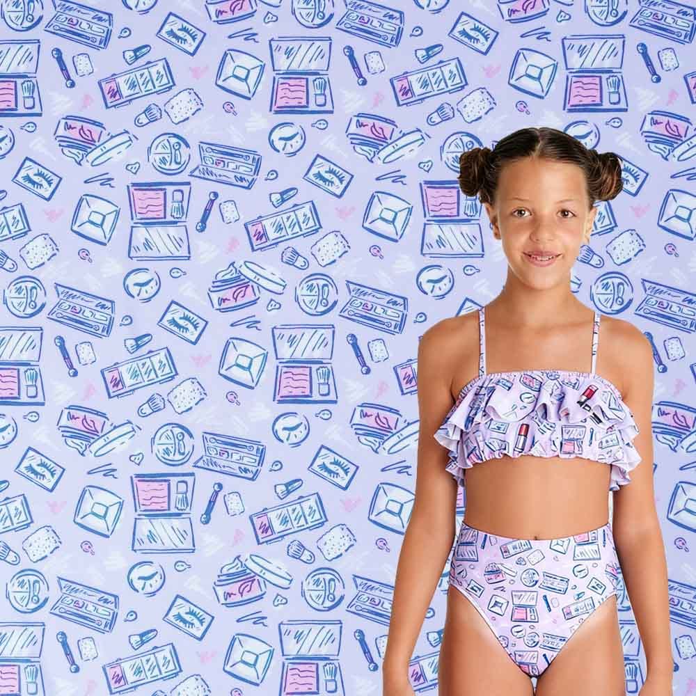 cartoon print polyester spandex fabric