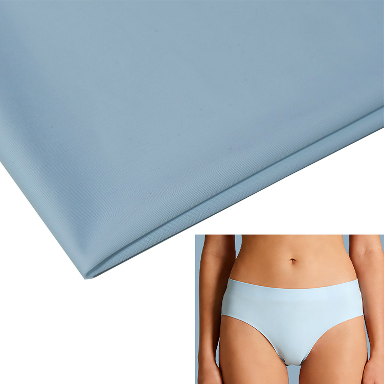 seamless underwear fabric blue