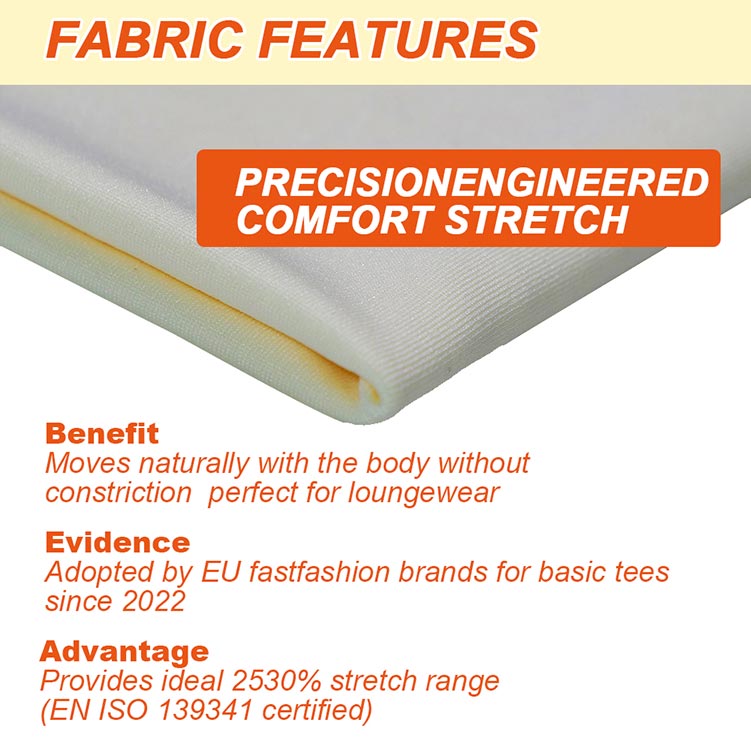 polyester single jersey fabric features