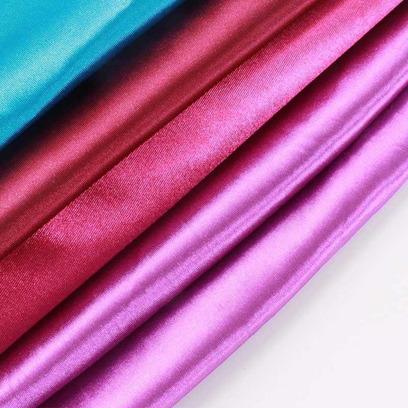 polyester elastane stretch satin fabric