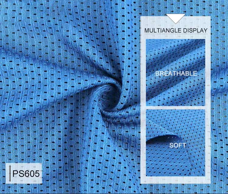 polyester jacquard athletic mesh